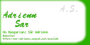 adrienn sar business card